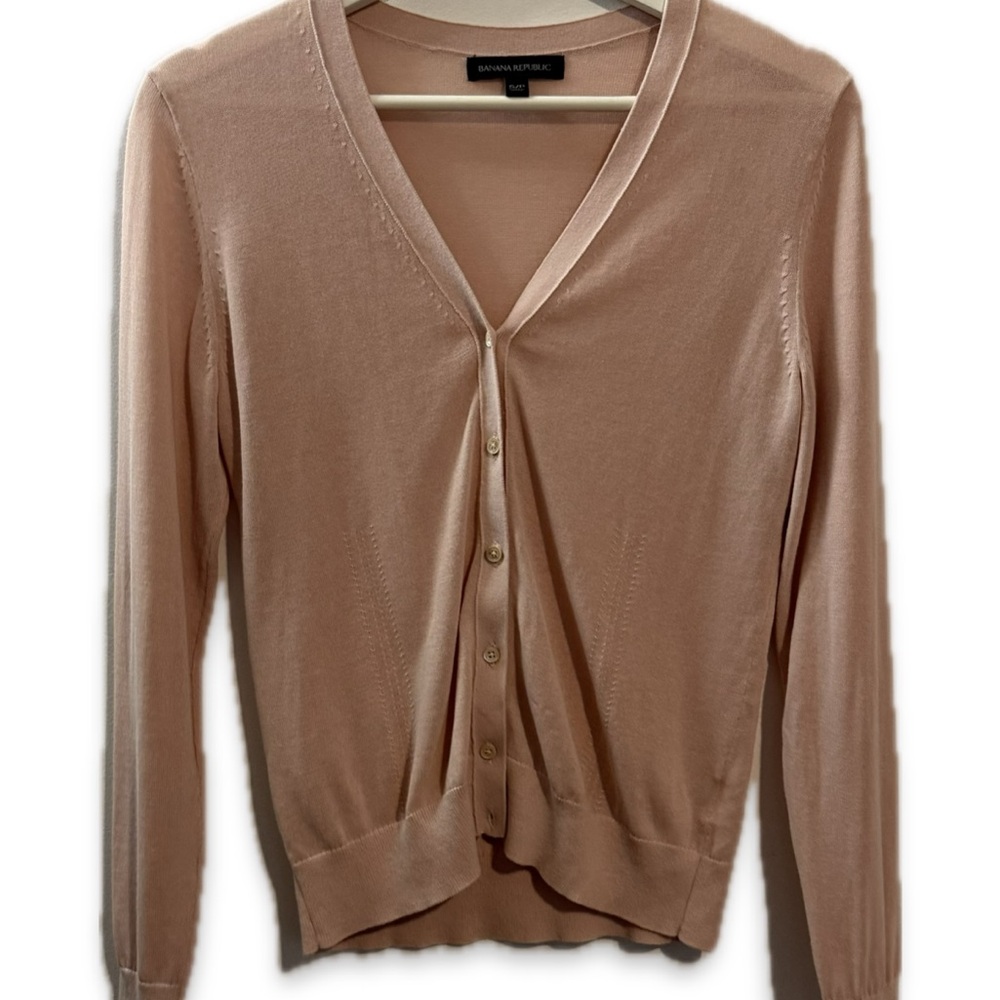 Banana Republic Women's Pink Cardigan Sweater Size S